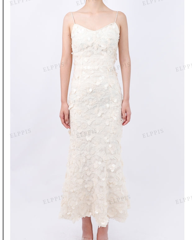 WZBA1134 Sequins Slip Party Long Dress