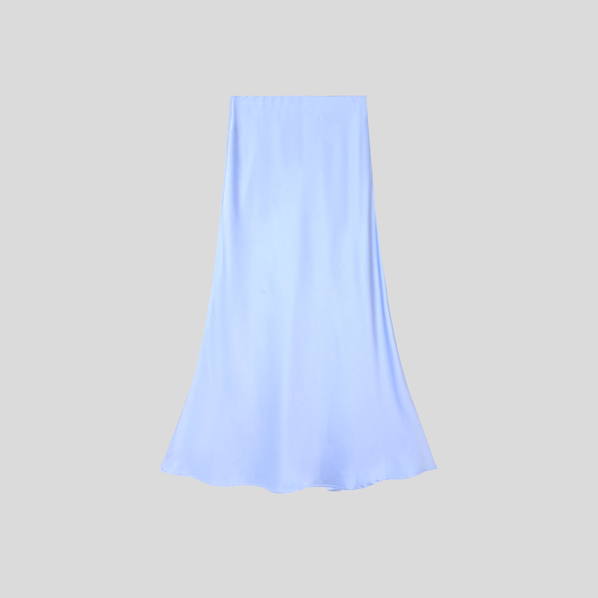 QA1126-Satin Embellished Midi Skirt