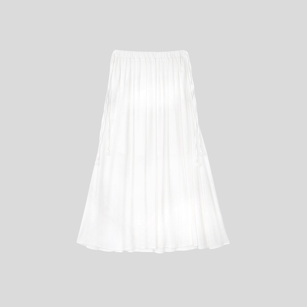 WZUA1070-Boho Sheer Two-Piece Maxi Skirt Set