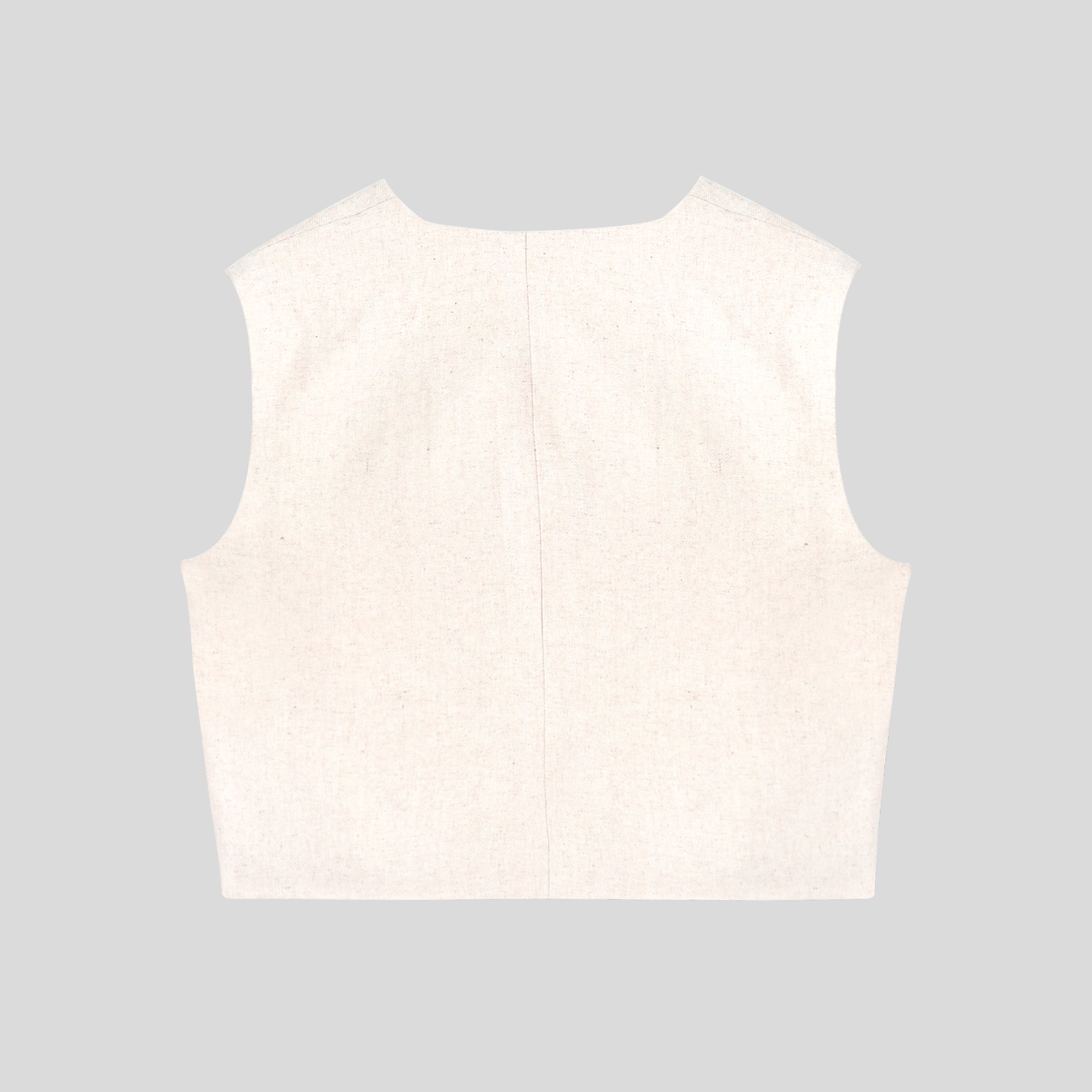 UA1055-Embroidered Vest & Wide-Leg Pants Two-Piece Set