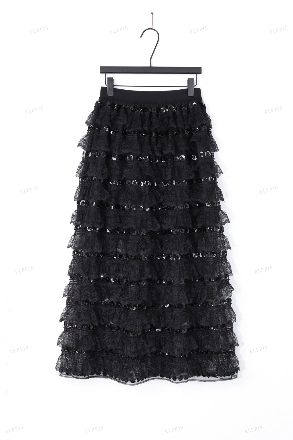 WFW068 Lace Sheer Jacket and Skirt Set