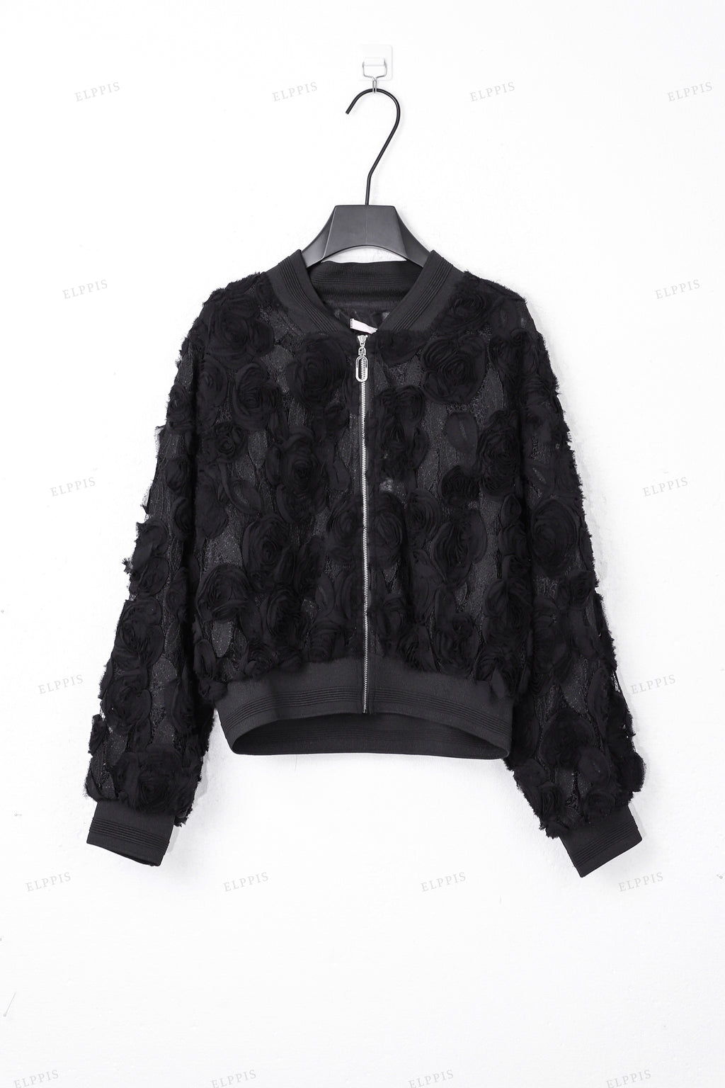 WFW071C 3D Roses Bomber Jacket