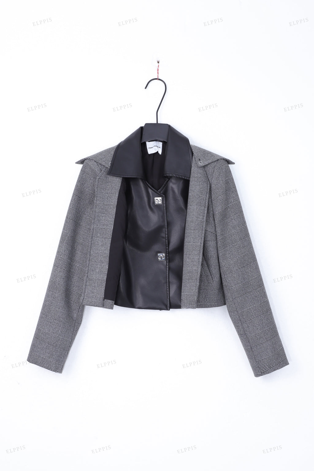 WFW119 Crop Jacket and Pants Suit Set