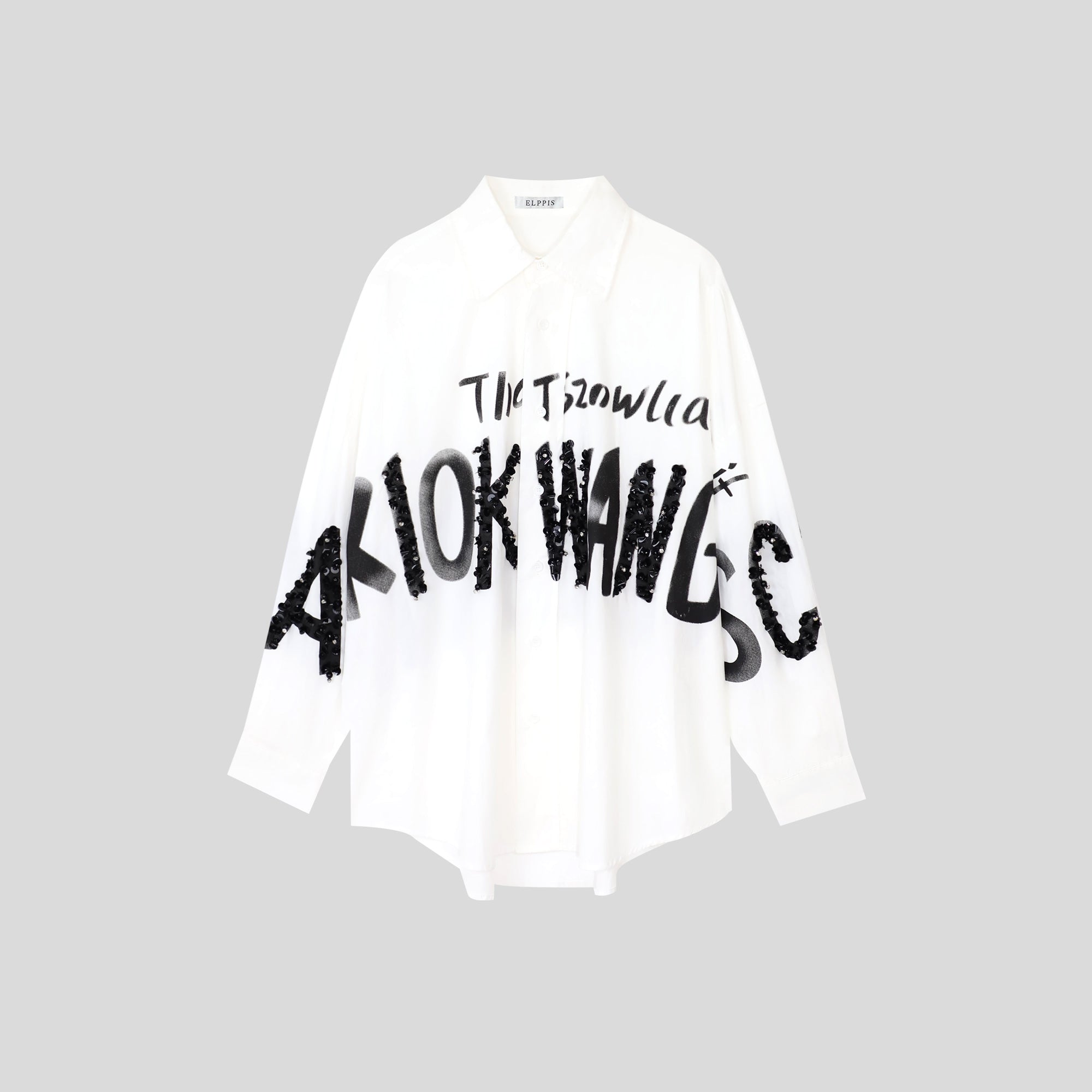 TA1098-Oversized Button-Up Shirt