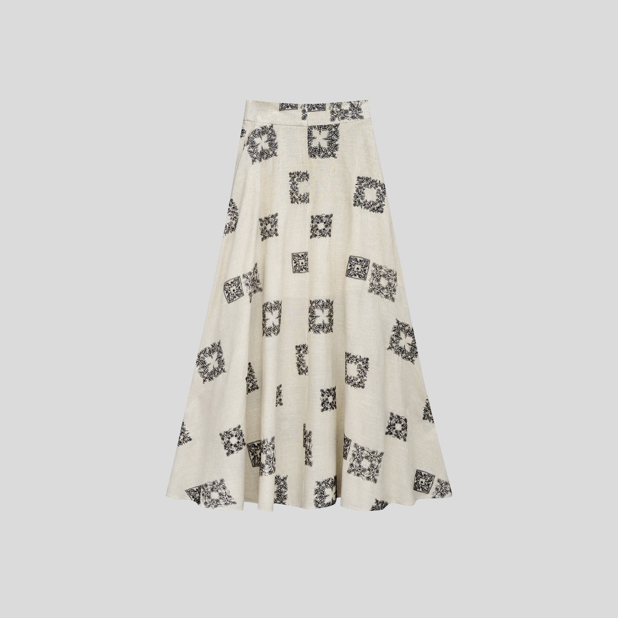 UA1046-Q Embroidered Tank and Maxi Skirt Set