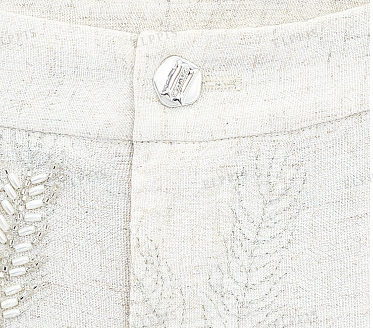WZUA1234 Embroidery Tank and Pants Set