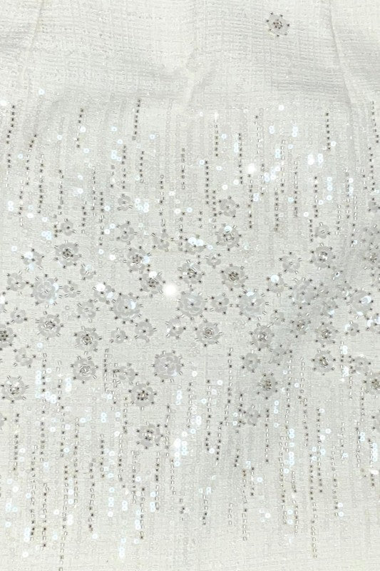 Embellished Mini Skirt