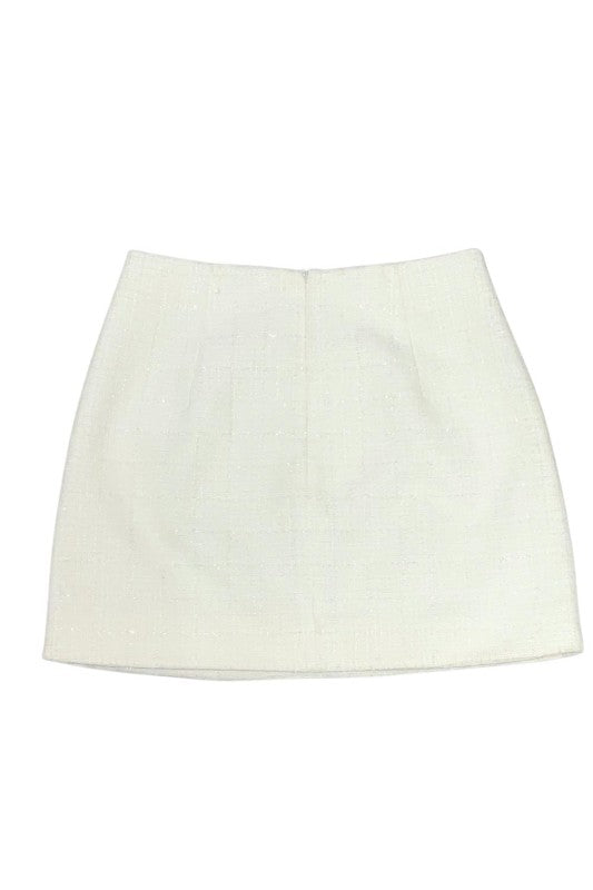 Embellished Mini Skirt