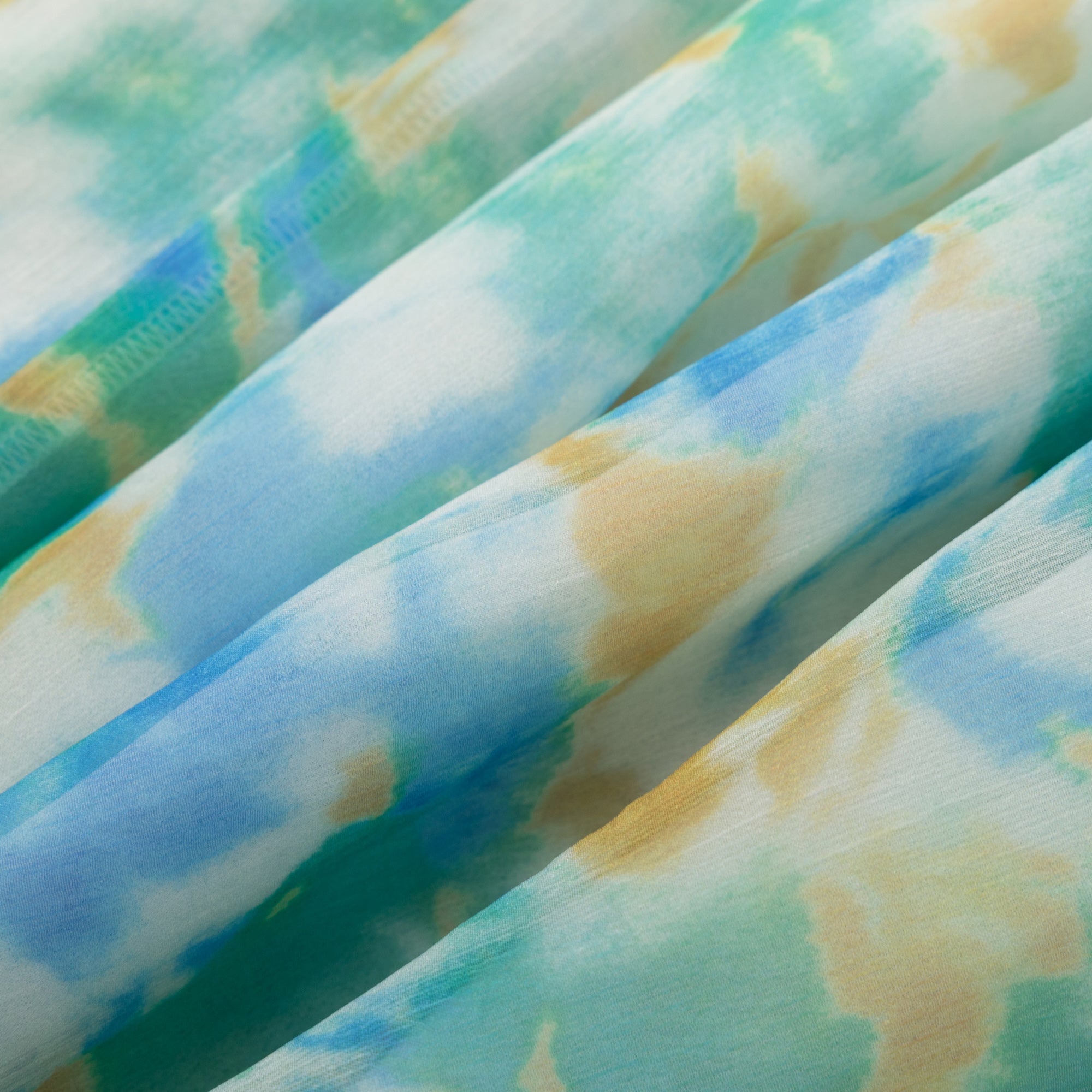 BA1082-Watercolor Print Maxi Dress
