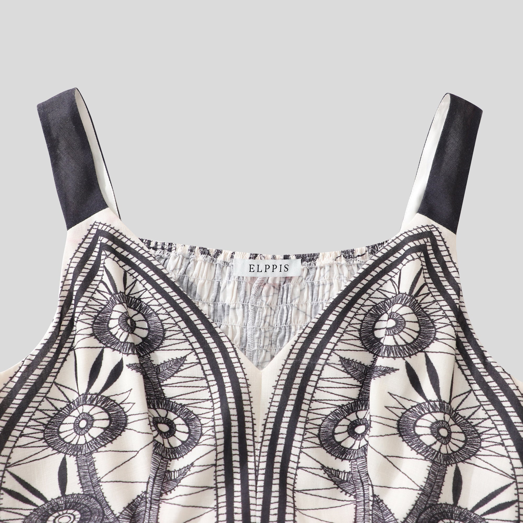 BA1115- Boho Print Maxi Dress