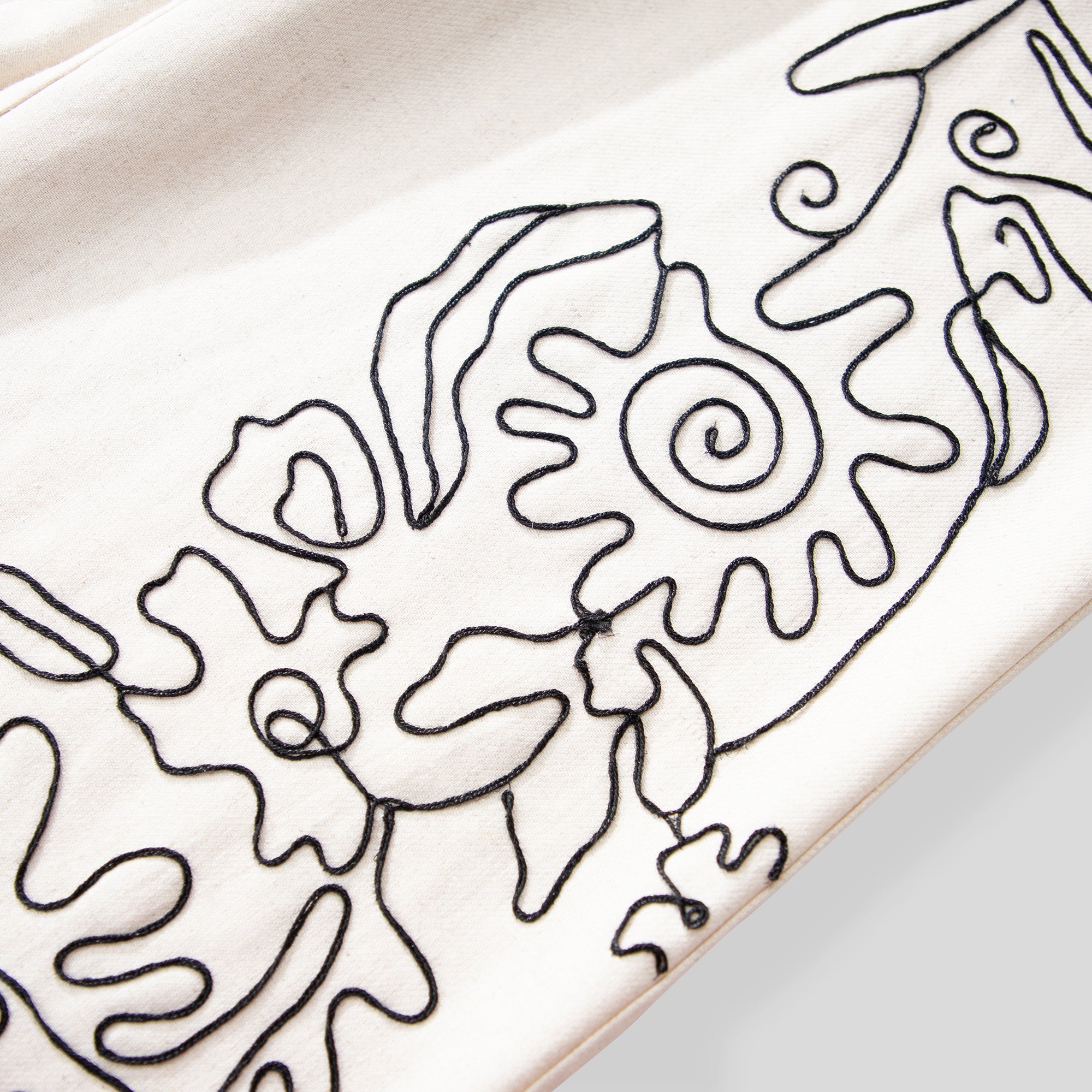 UA1055-Embroidered Vest & Wide-Leg Pants Two-Piece Set