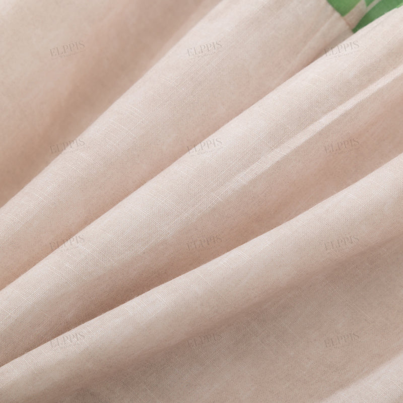 WZQA1331 Tropical Prints Long Skirt