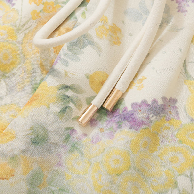 WZPA1376 Floral Dressy Shorts