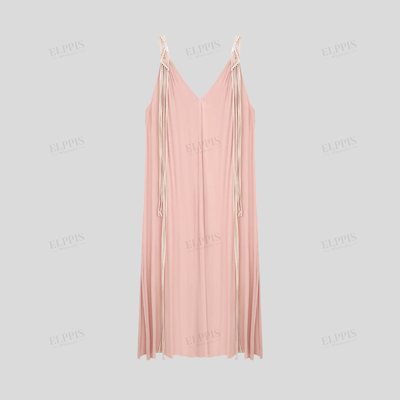 WZBA1067 Handwoven Rope Tank Dress