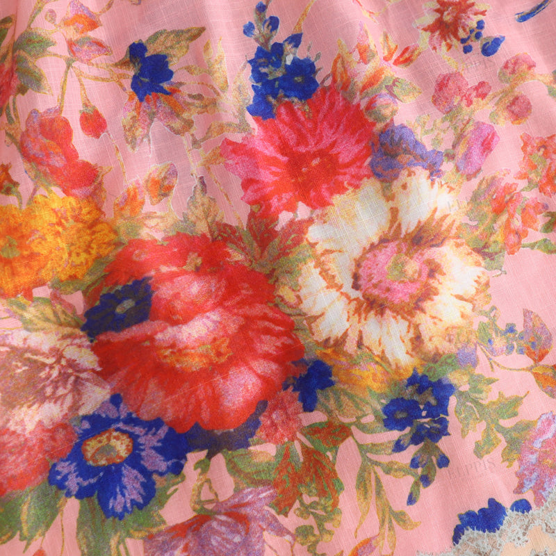 WZBA1087 Floral Cami Short Dress