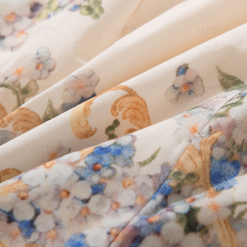 WZWSXP329M Floral Belted Shorts