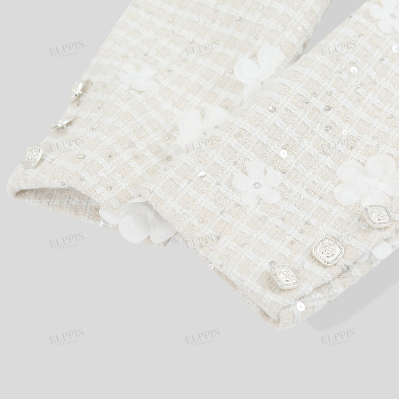 WZUA1446 Quilted Crop Jacket Outerwear