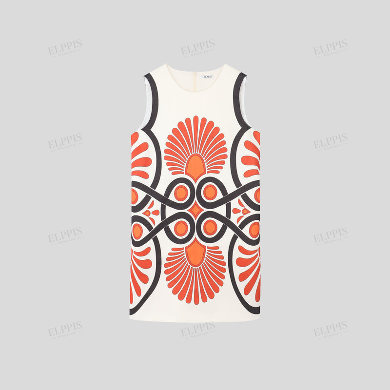 WZBA1359 Geo Prints Short Dress