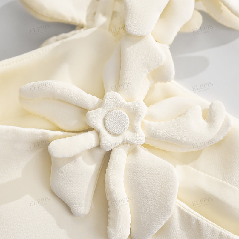 WZBA1131 3D Flower Short Dress