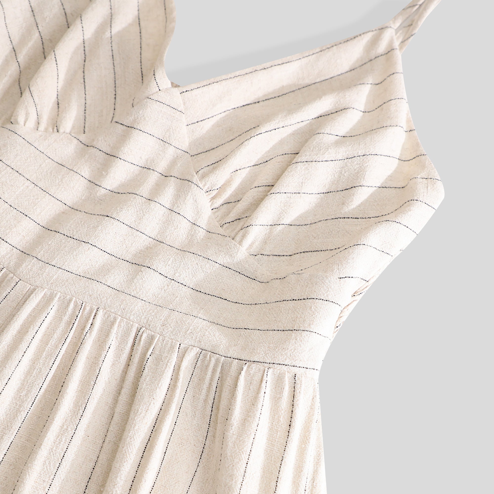 WZJA1063 Smocked Wide-Leg Jumpsuit
