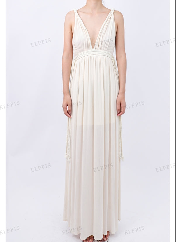 WZBA1069 Braided Detail Camisole Dress