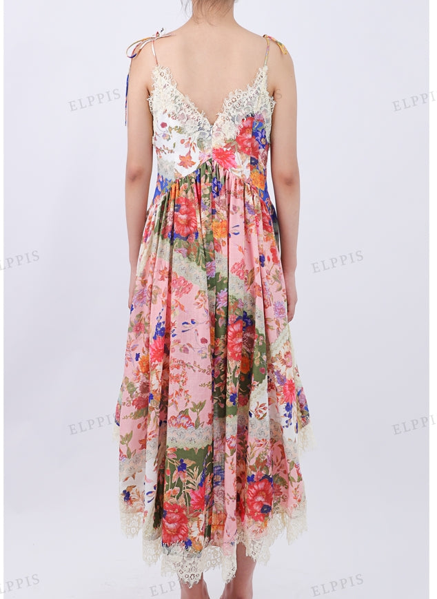 WZBA1087 Floral Cami Short Dress