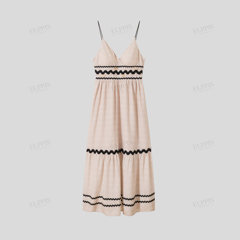 WZBA1338 3D Lace Flower Maxi Dress