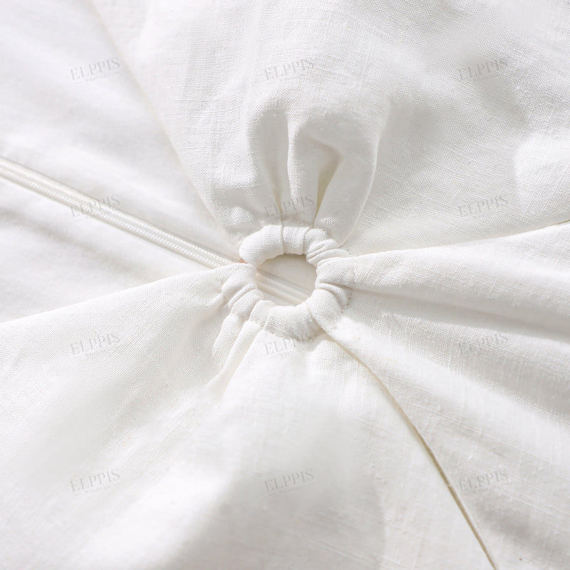 WZBA1057 Cotton-linen Embroidered Short Dress