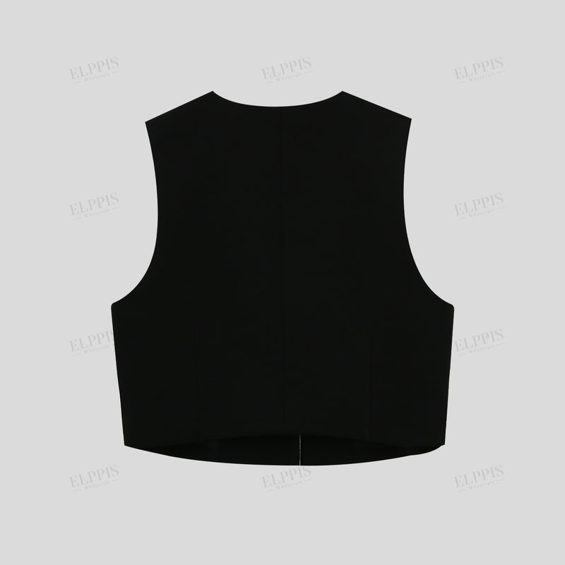WZTA1292 Embroidered Vest Top Outerswear