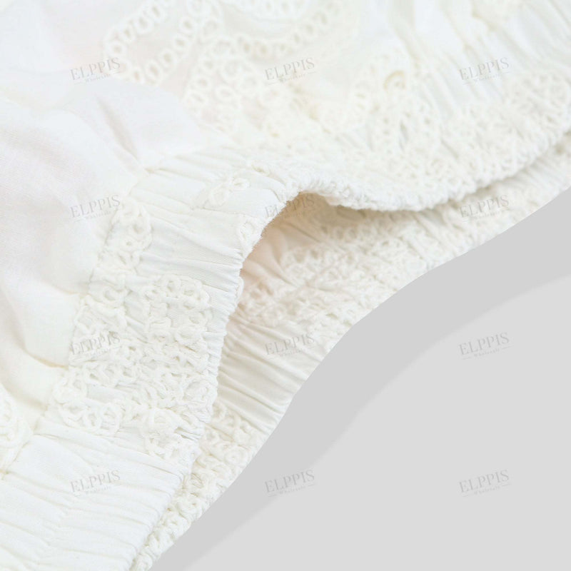 WZUA1109 Lace Embroidery Shorts