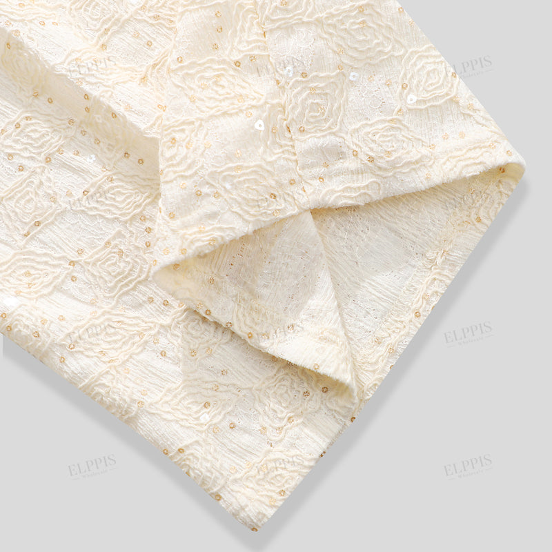 WZUA1169 Sequins EmbroideryVest and Pants