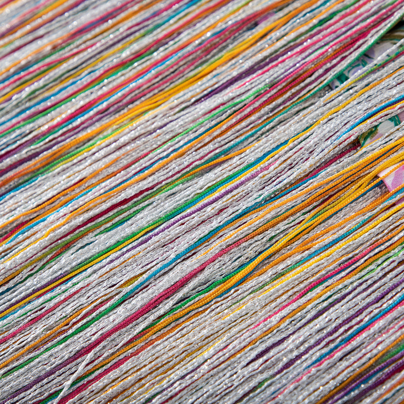 WZQA1469 Rainbow Tassels Vintage Skirt