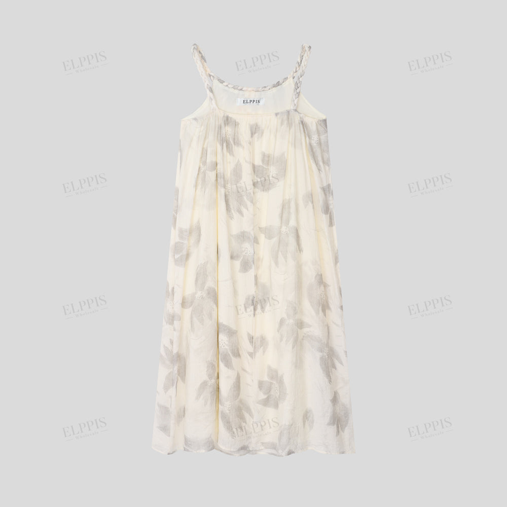 WZBA1071 Printed Sleeveless Maxi Dress
