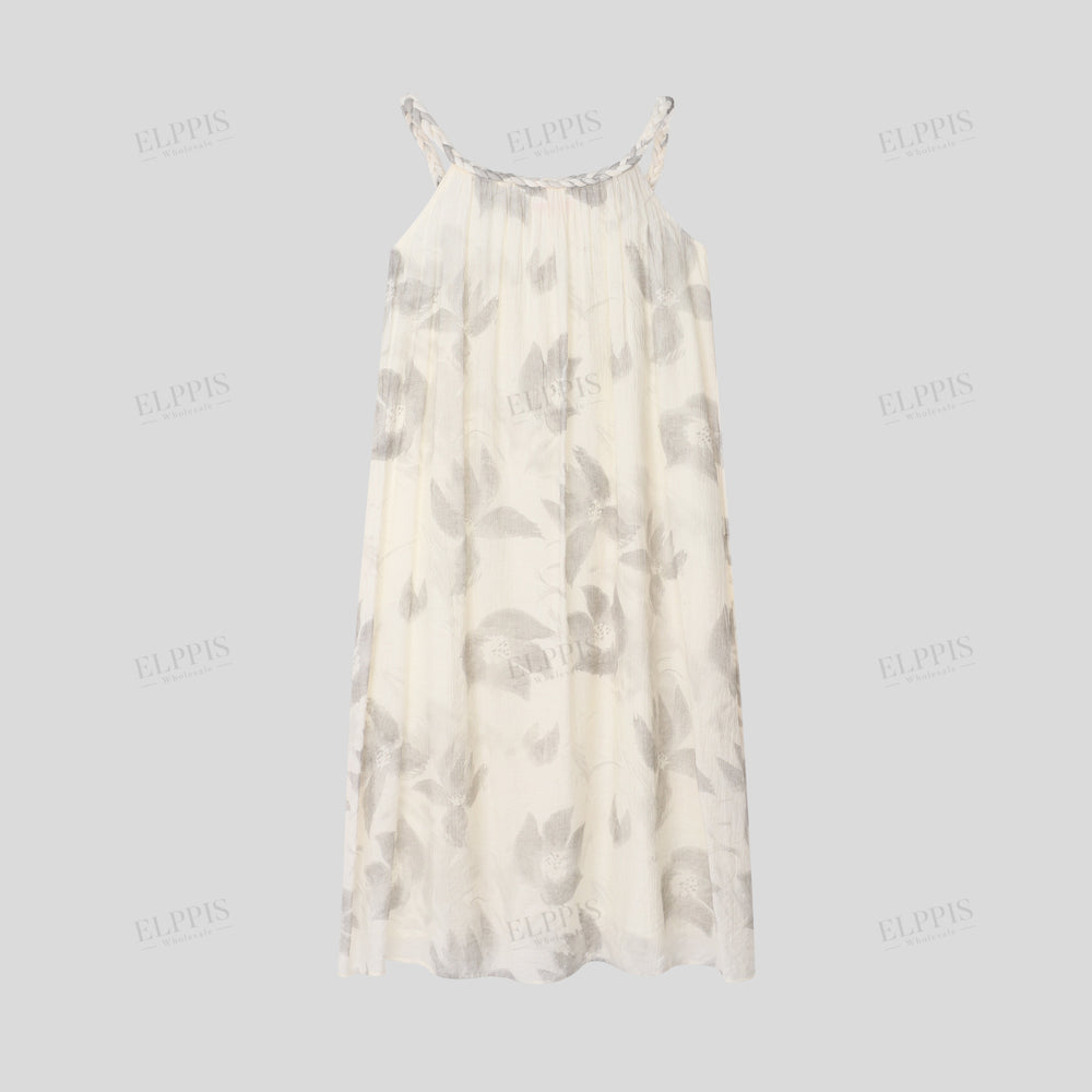 WZBA1071 Printed Sleeveless Maxi Dress