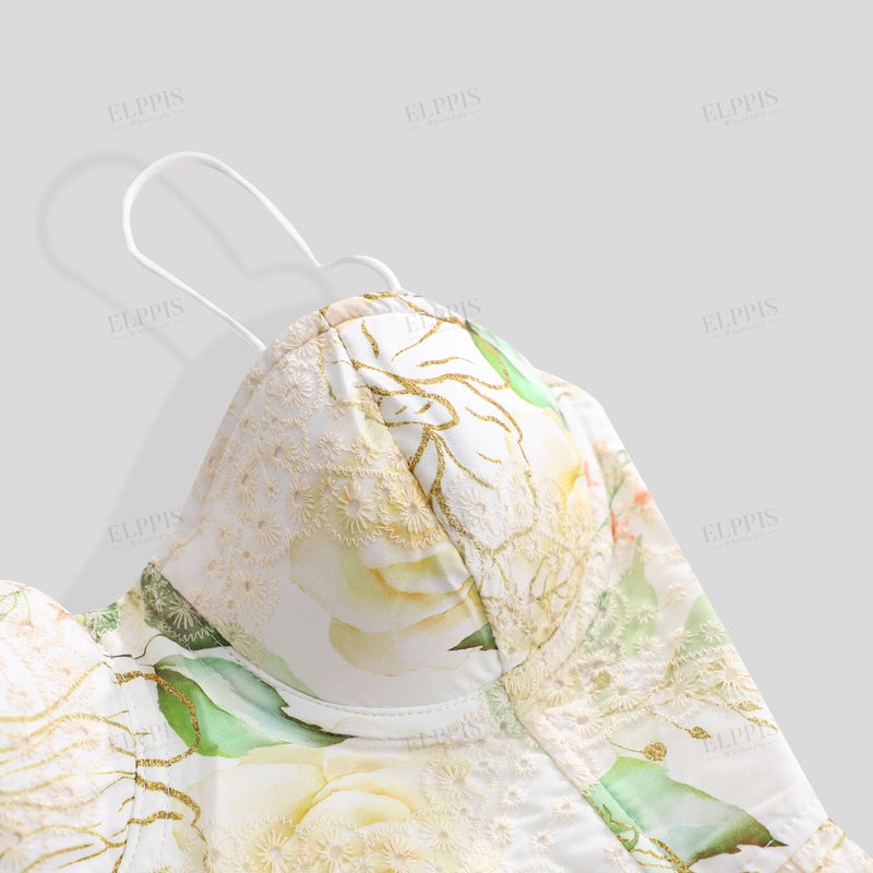 WZUA1001 Floral Camis and Pants Set