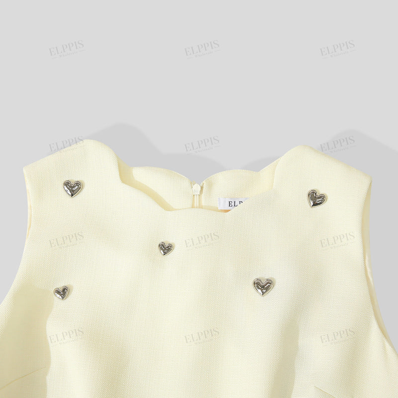 WZBA1254 3D Hearts Short Dress