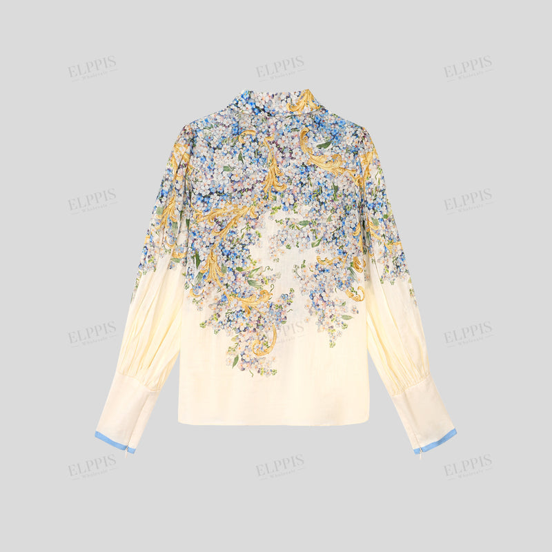 WZTA1283 Floral Blouse Shirt