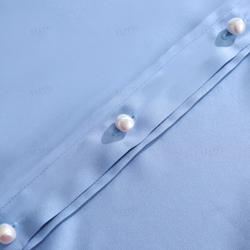 WZUA1105 Pearl Button Long Shirt