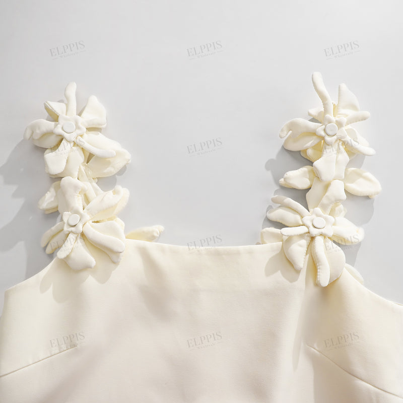 WZBA1131 3D Flower Short Dress