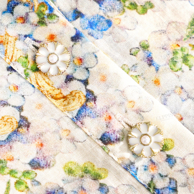 WZTA1283 Floral Blouse Shirt
