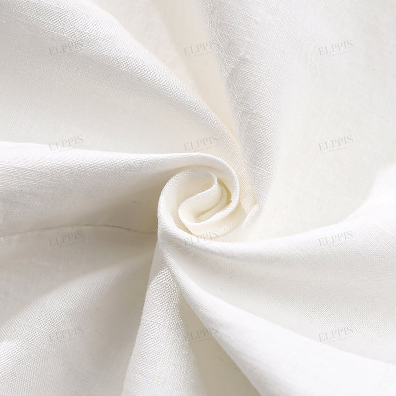 WZBA1057 Cotton-linen Embroidered Short Dress