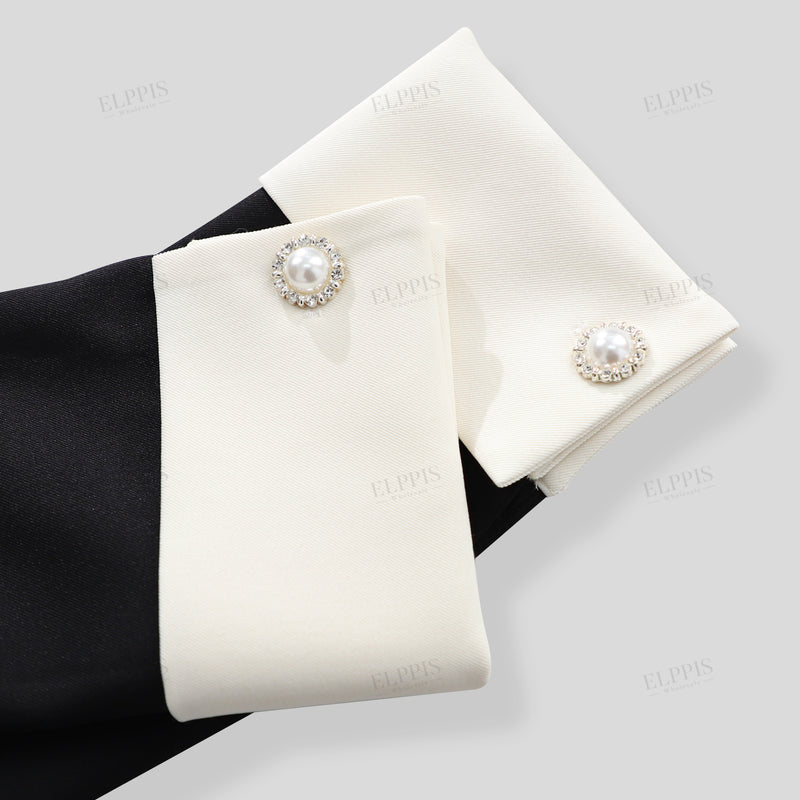 WZUA1408T Rhinestones Crop Jacket Outerwear