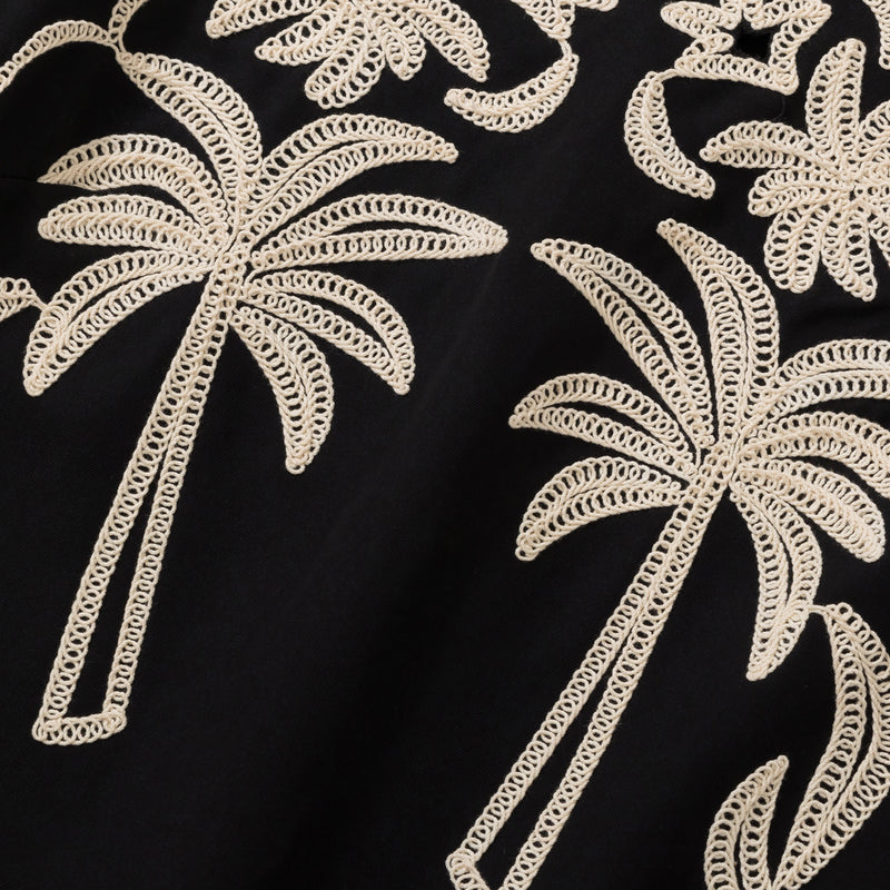 WZTA1192 Coconut Tree Embroidered Tank Top