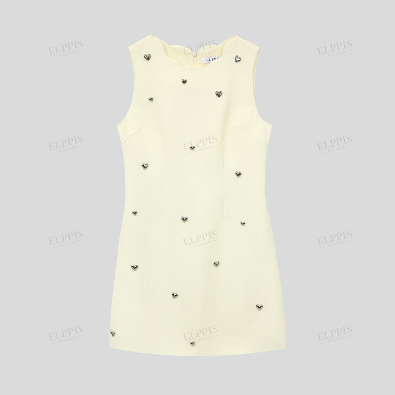WZBA1254 3D Hearts Short Dress