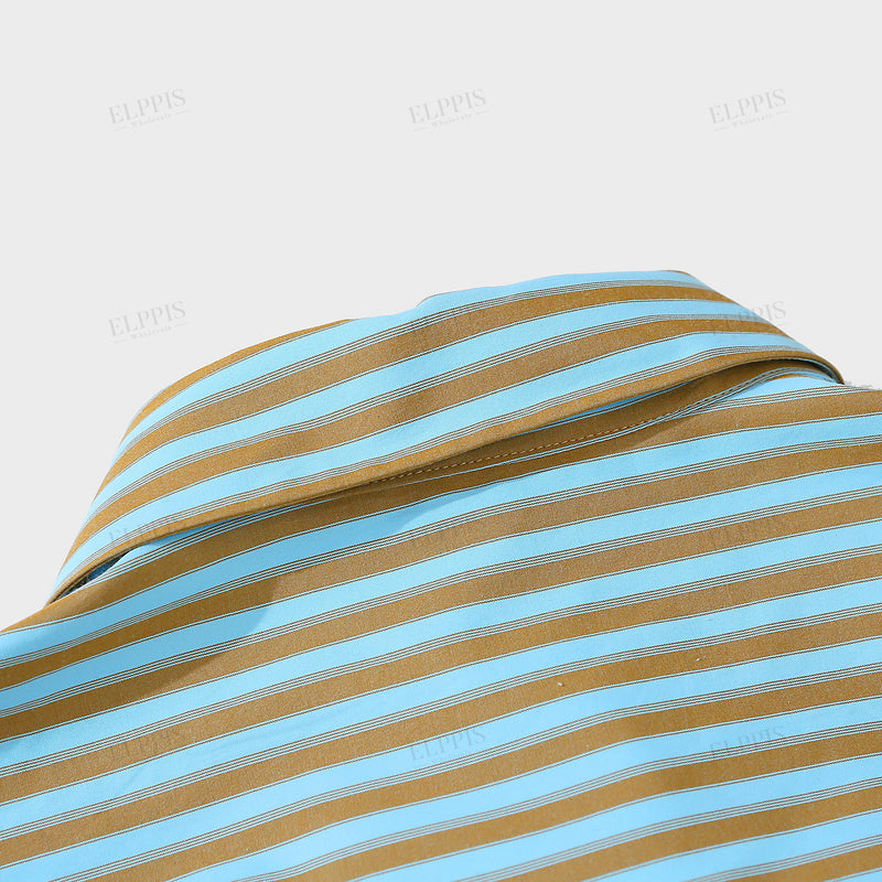 WZTA1226 Viscose Blend Stripe Shirt