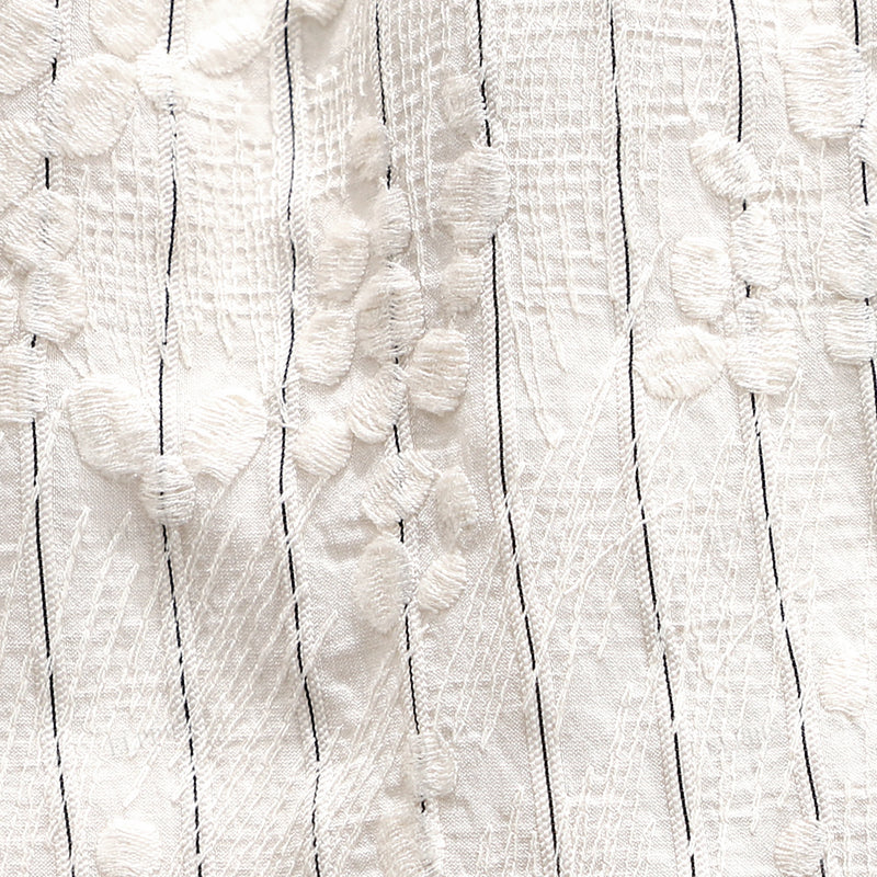 WZUA1160P Cotton Embroidery Stripe Shorts