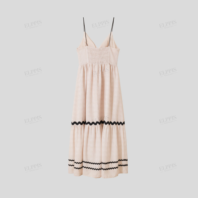 WZBA1338 3D Lace Flower Maxi Dress
