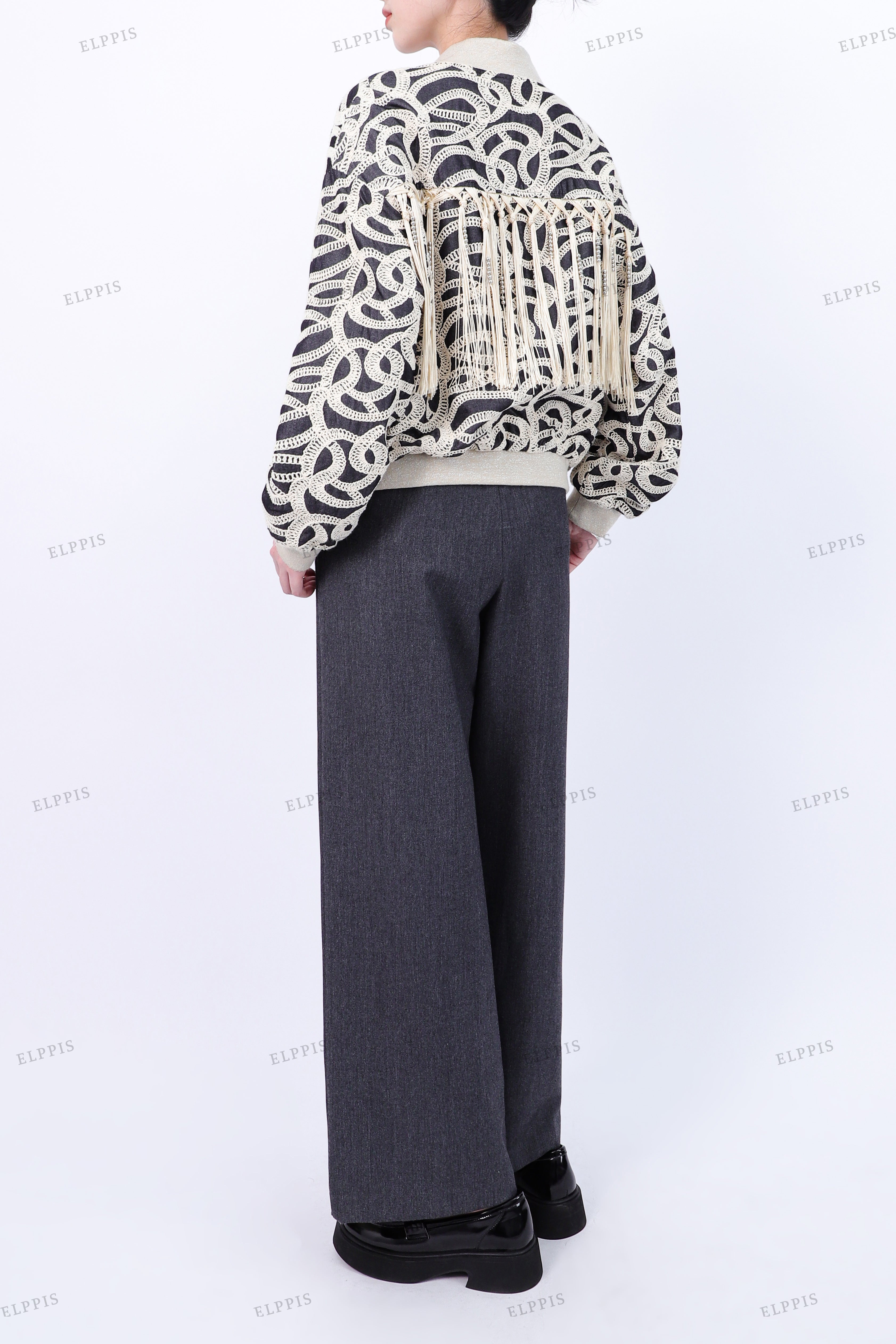 WFWJ036 Embroidery Bomber Jacket Outerwear