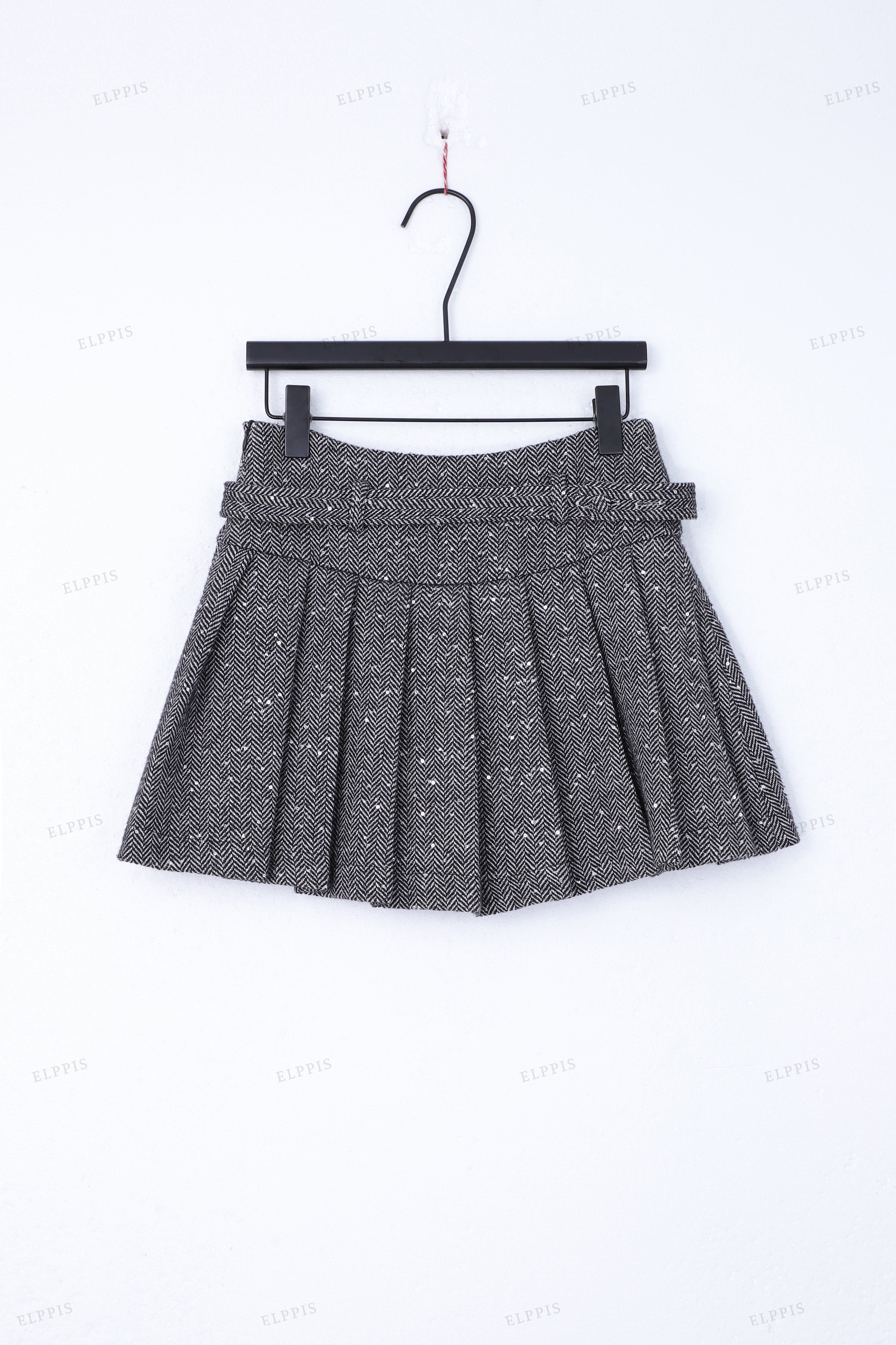 WFWQ043 Pleated Mini Skirt