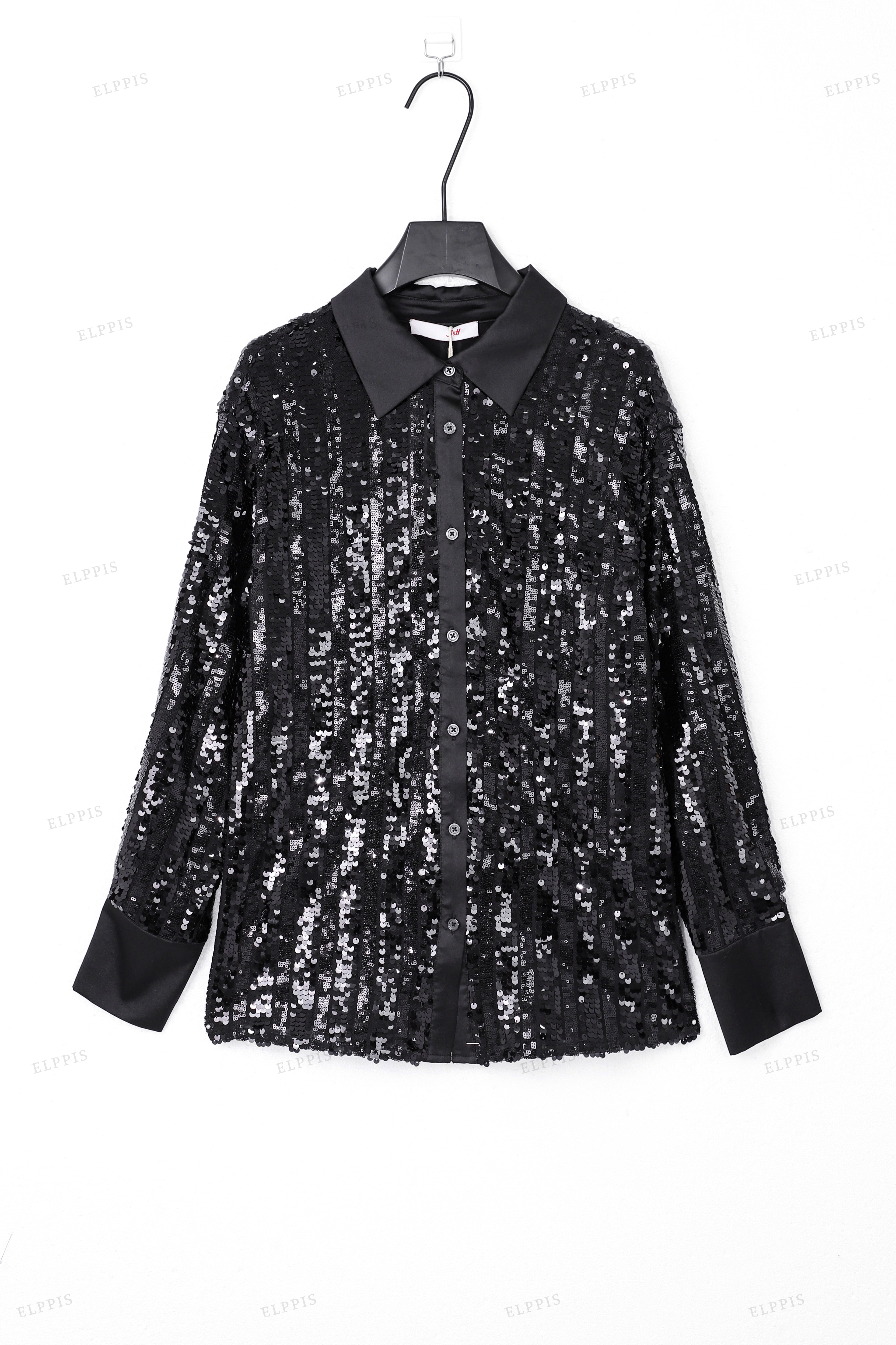 WFWT017 Sequins Long Shirt